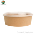 Bowl en papier kraft à compost biodégradable écologique